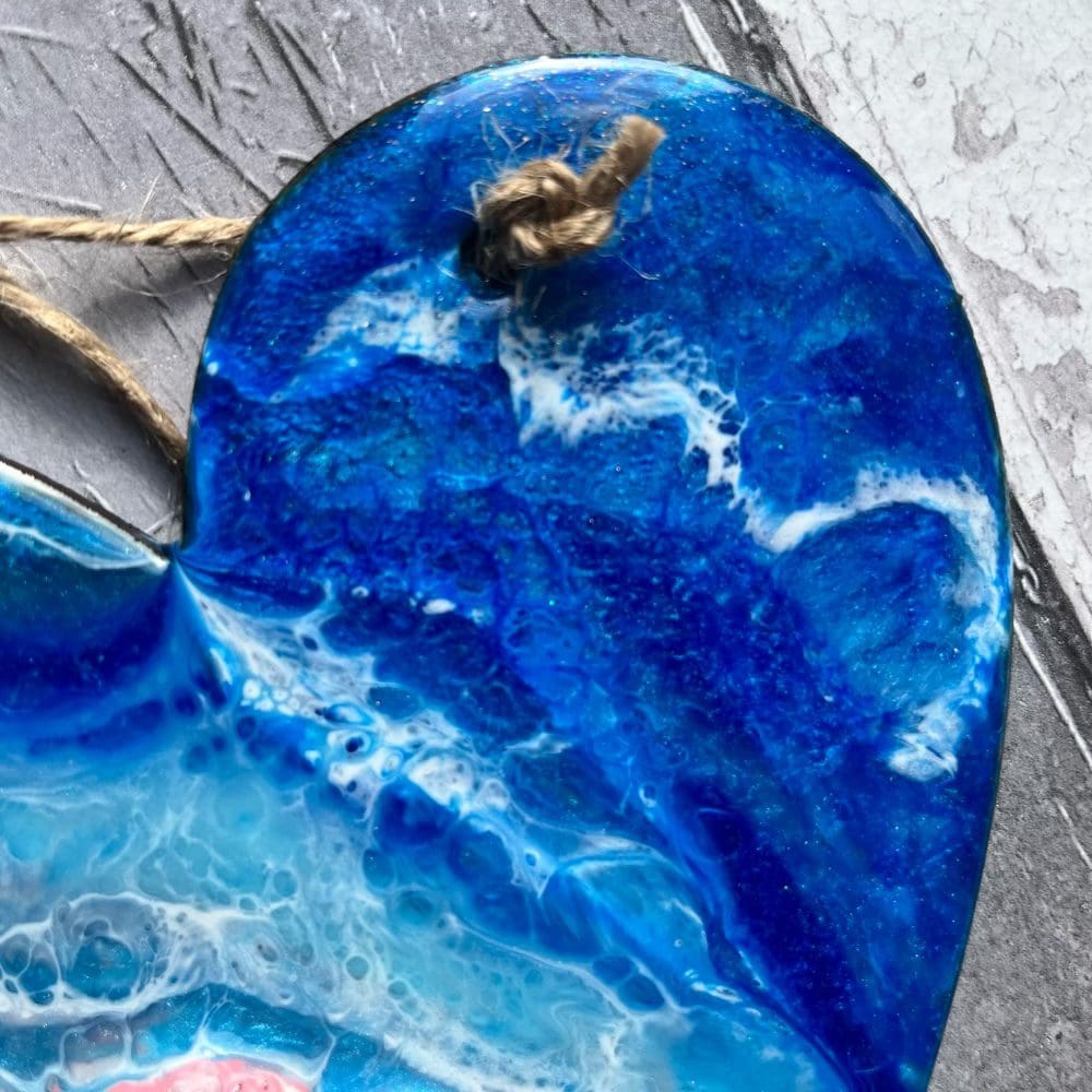 Medium sunrise beach hanging hearts - Image 7