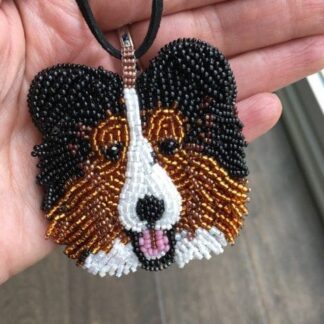 Bespoke Pet Portrait - commission a hand-beaded portrait of your pet