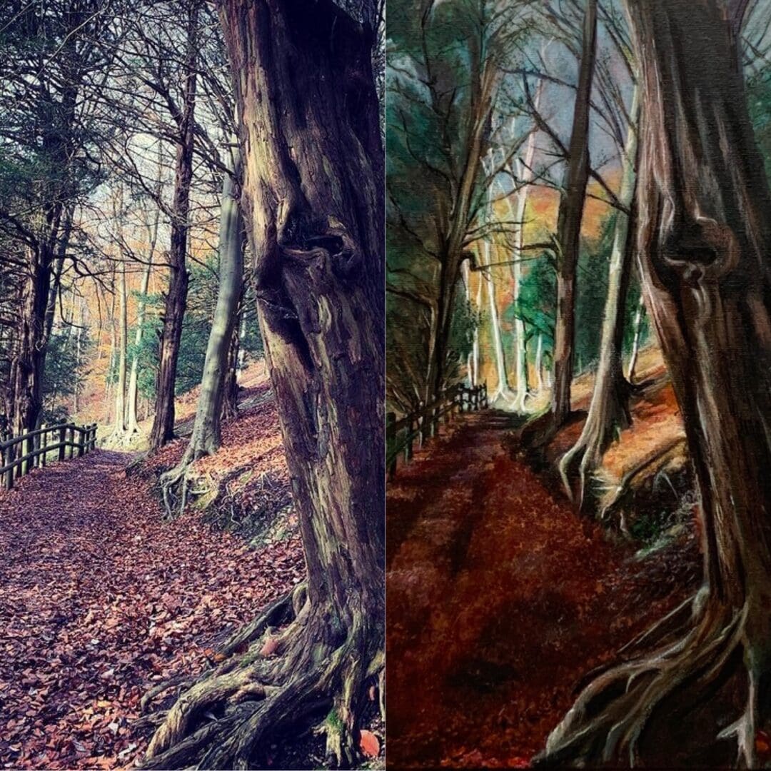 Bespoke Energy Art Landscapes- Personalised Original acrylic Artwork - Image 9