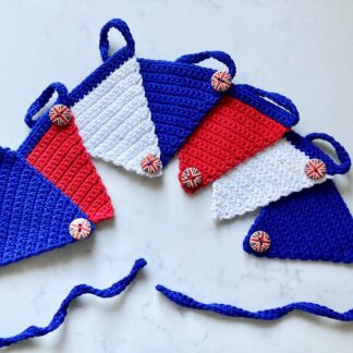 Crochet Union Jack Bunting Flags