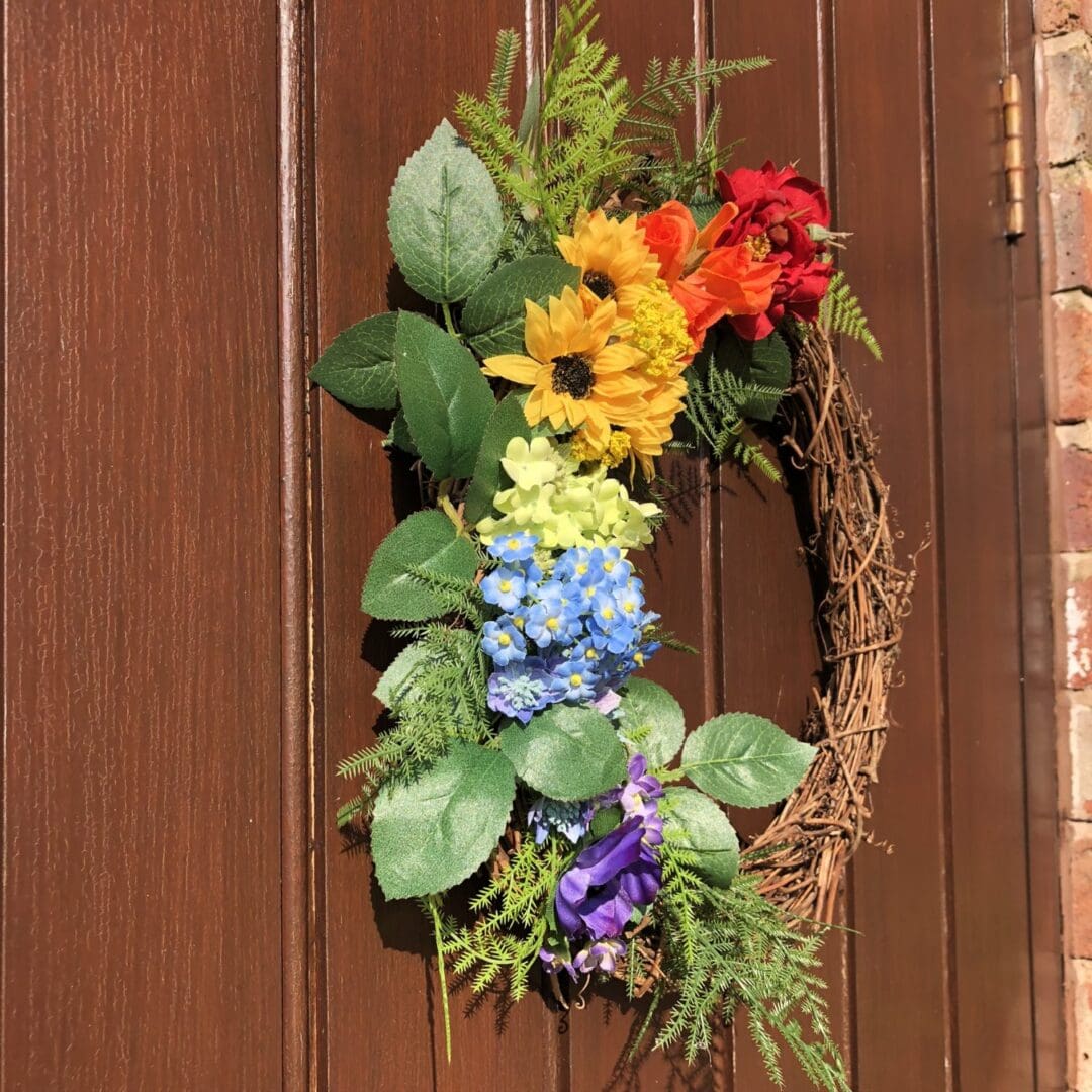 Rainbow wreath - Image 8