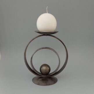 Hand Forged Blacksmith Made Candle Holder