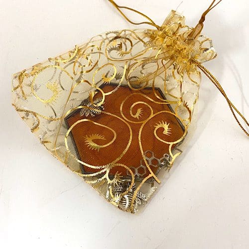 Stained Glass Mini Honeycomb and Bee Suncatcher - Image 8