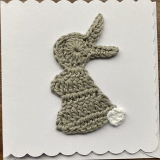 Crochet Rabbit Greeting Card