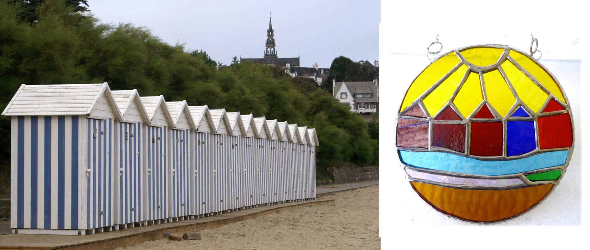 Beach huts