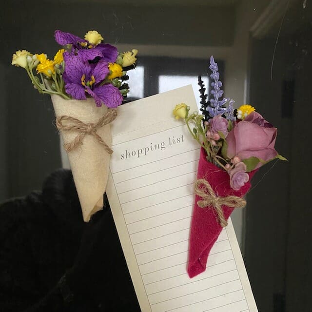Fridge magnet bouquet of flowers - Image 4