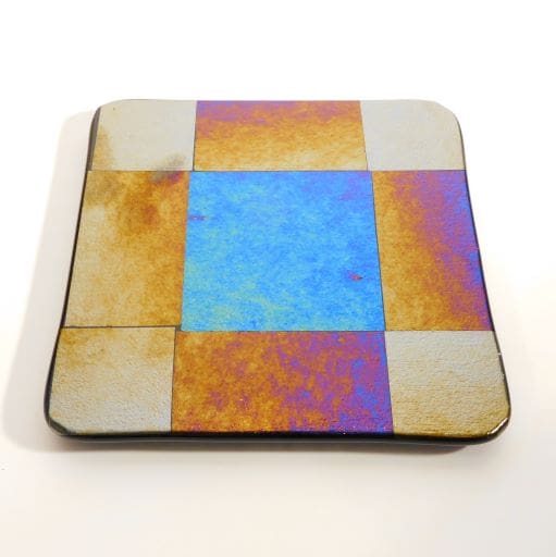 Iridescent Fused Glass Coasters - Image 6