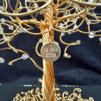Additional Engraved 16mm 17mm Charms for Cake Topper Trees & Bauble Trees