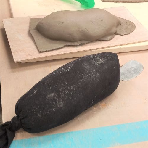 Hump Mould & Clay Slab