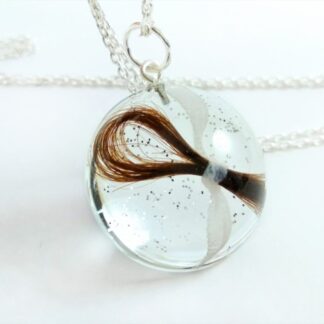 Child's First Haircut Keepsake - Lock of Hair Necklace - Memorial Jewellery