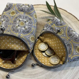 Vintage style clasp purse/glasses case & purse - available as a set or individually