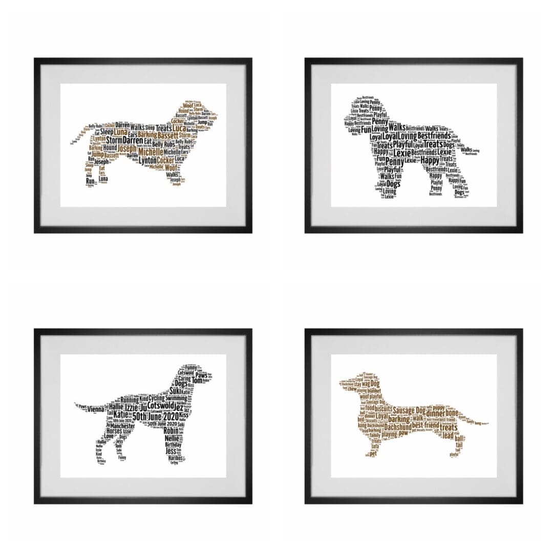 Personalised Dog Word Art Print (any breed of dog can be made) - Image 5