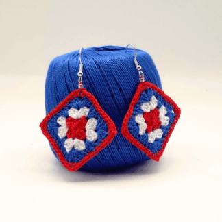 Granny Square Earrings