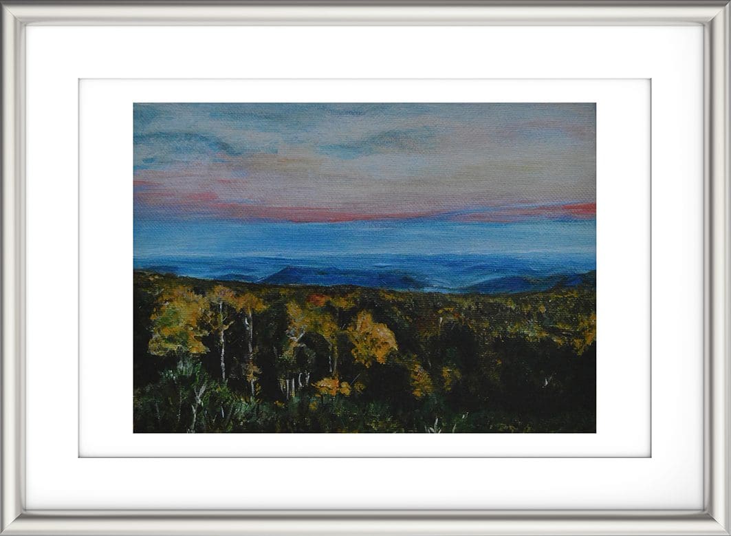 Blue Ridge Mountains Skyline Drive Virginia A4 Print - Energy Art Landscapes - Image 5
