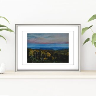 Blue Ridge Mountains Skyline Drive Virginia A4 Print - Energy Art Landscapes
