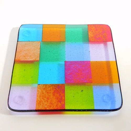 Iridescent Fused Glass Coasters - Image 7