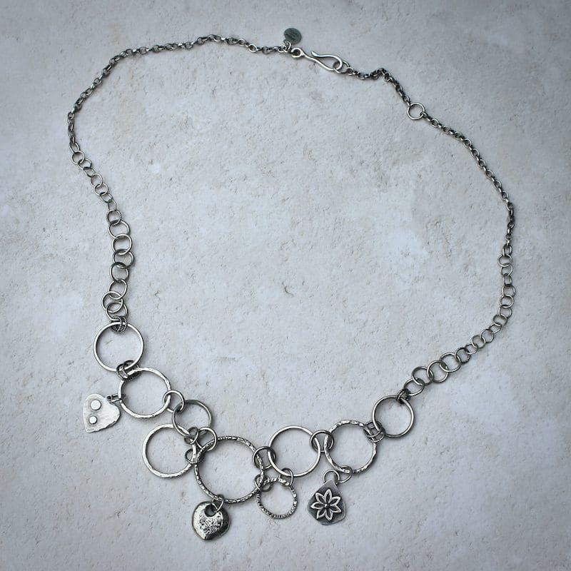 Willow-Twigg-Recycled-Sterling-Silver-Multi-Link-Statement-Necklace