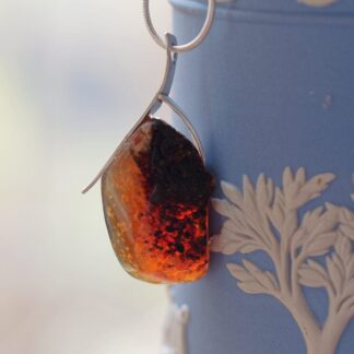 Irregular Indonesian Amber pendant