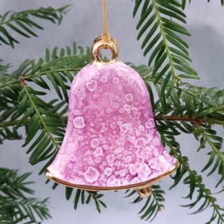 fine china Christmas hanging bell tree decoration