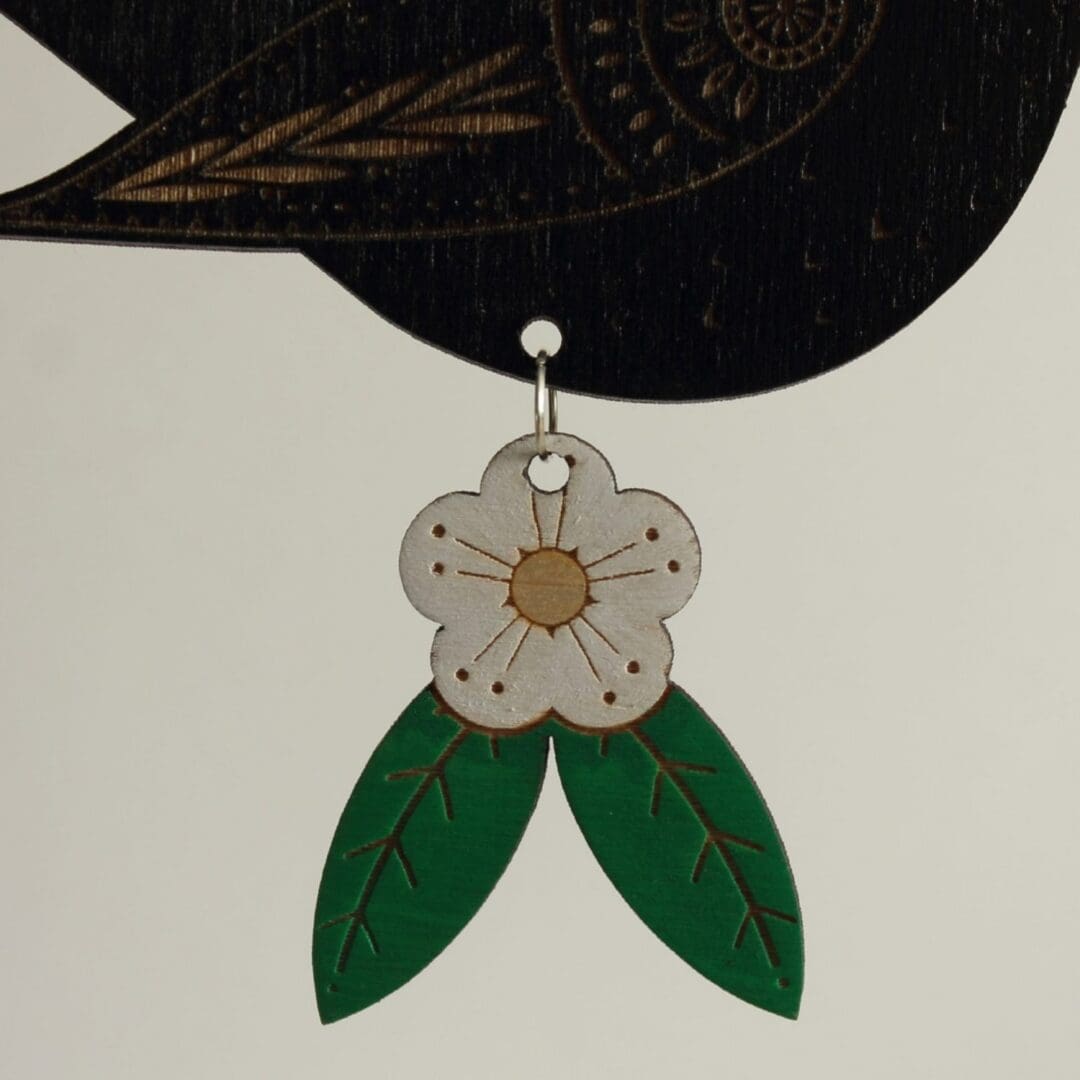 Male or Female Blackbird Wooden Hanging Decoration - Image 7