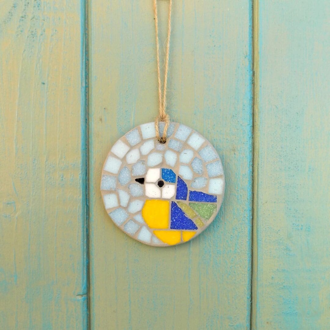 Feathered Friends Mosaic Bird Hanging Garden Decoration Letterbox Gift - Image 3