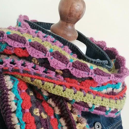 Crocheted Scarf Wrap - Image 9
