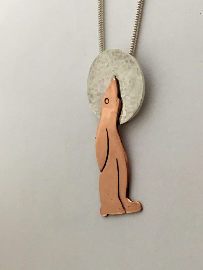 Moongazing Hare Pendant - Image 3
