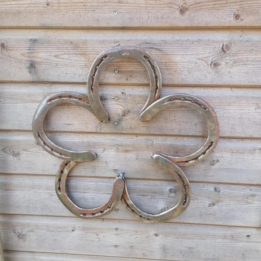 Horseshoe Flower Garden Metal Art - Image 4