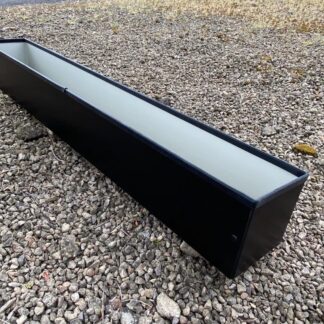Metal Window cill planter for urban garden wall planter fence balcony planter windowsill plant pot garden trough contemporary modern bespoke custom planter handmade uk window boxes living windows city gardener