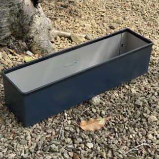Metal Herb Planter recycled repurposed blue steel