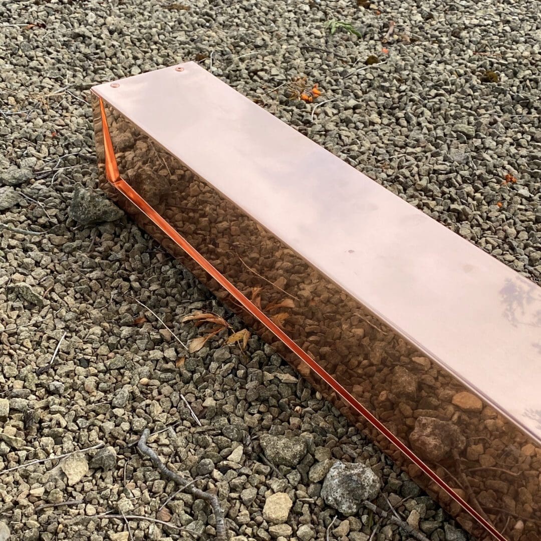 Copper Window Sill Planter handmade