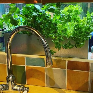 Kitchen Window Herb Planter Aluminium urban garden