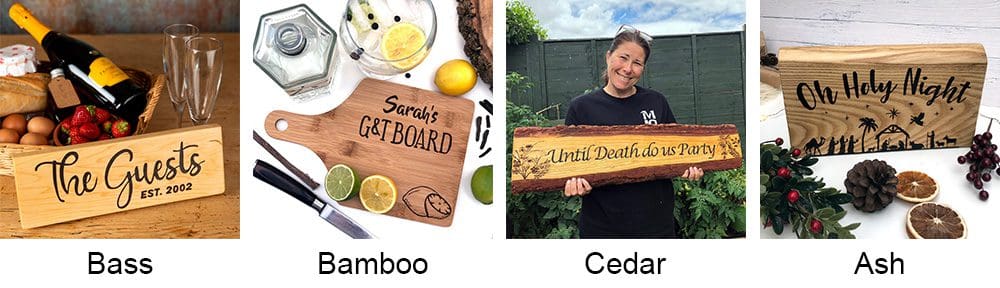 types of wood