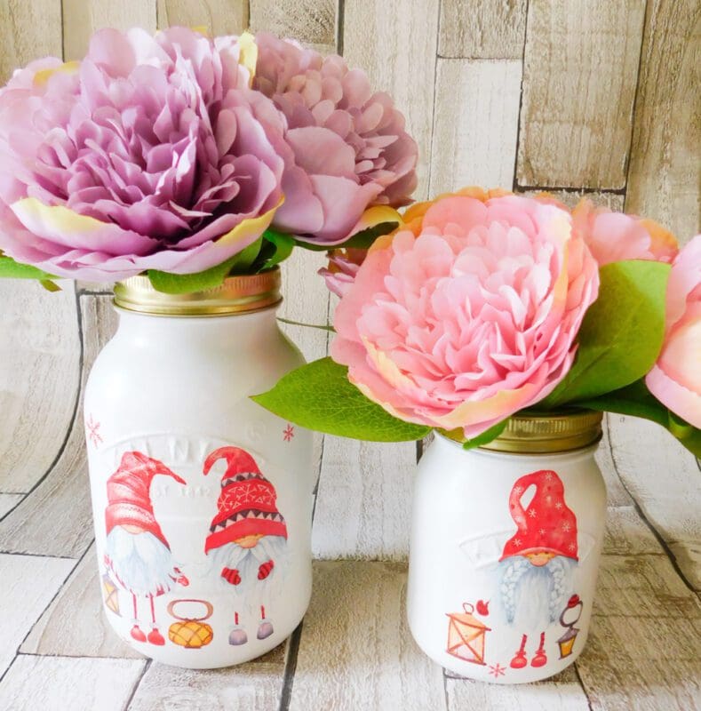 Gonk Gnome Kilner Jar Vase