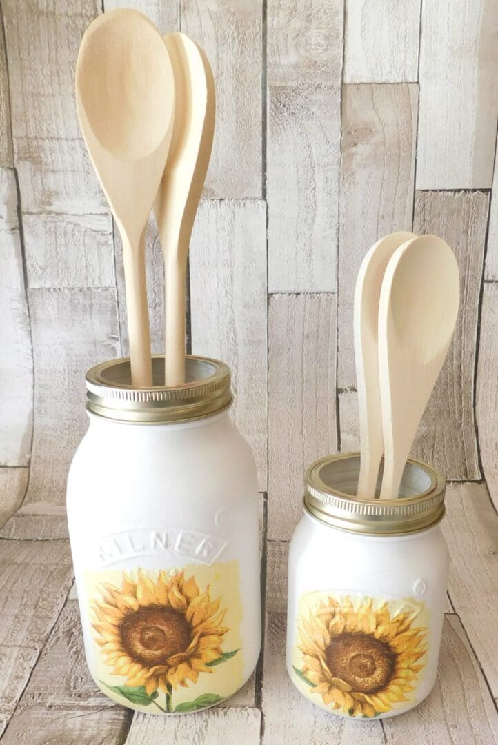 Sunflower 1 Litre or 500 ml Kilner Storage Jars - Image 3