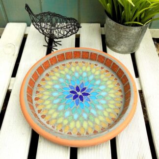 Gypsy Dream Mosaic Bird Bath Wildlife Garden Ornament