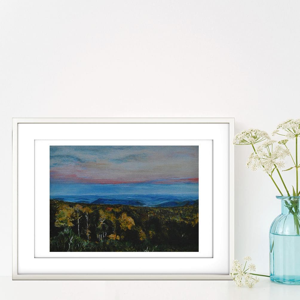 Blue Ridge Mountains Skyline Drive Virginia A4 Print - Energy Art Landscapes - Image 7