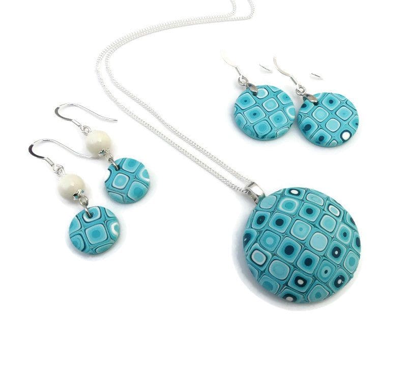 turquoise clay set
