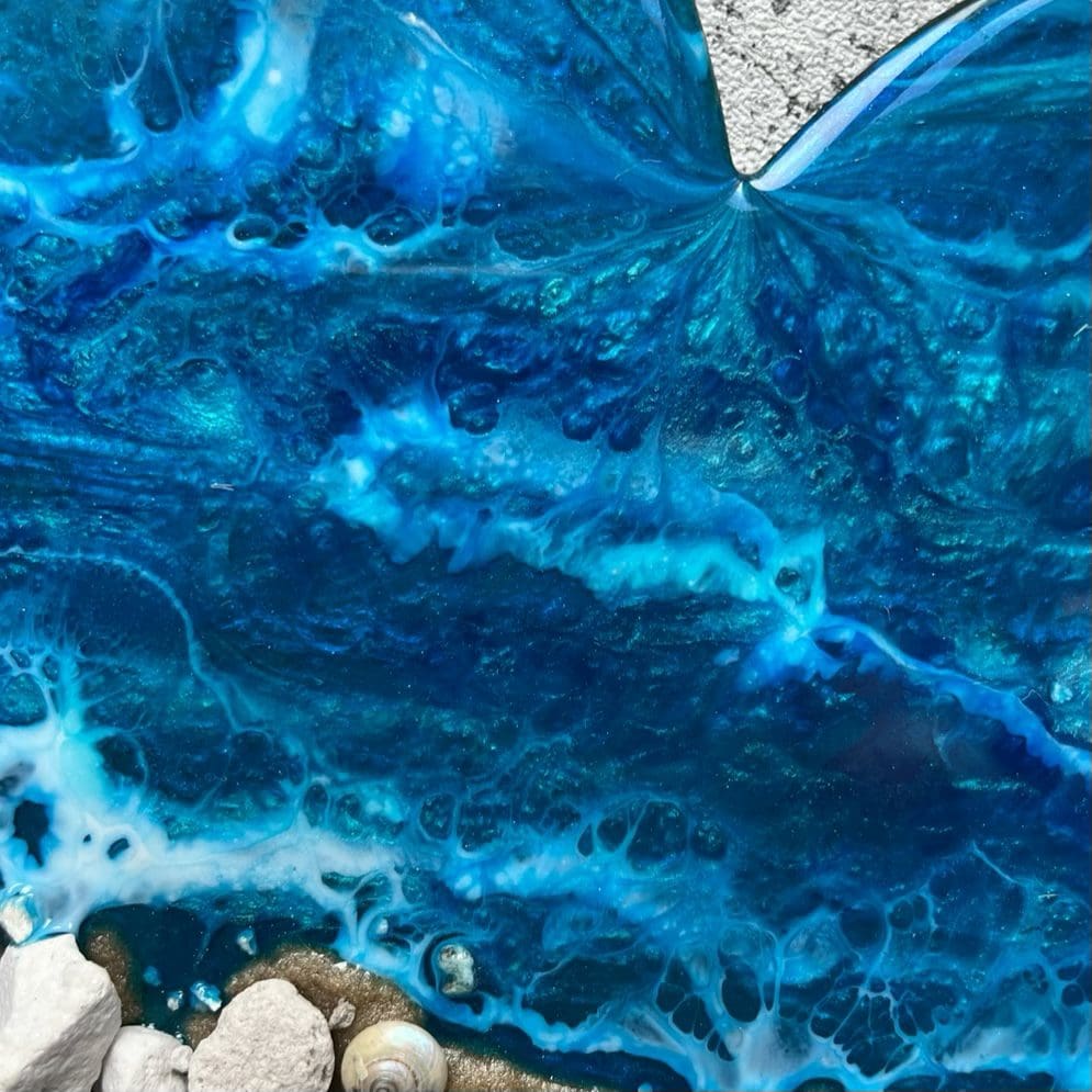 Large hanging beach heart - Image 3