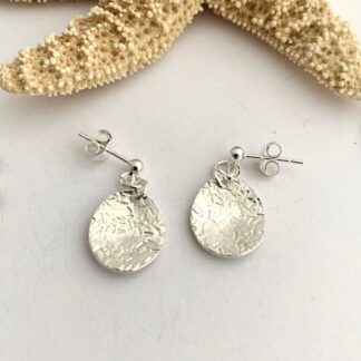 925 sterling silver little oval shape studs