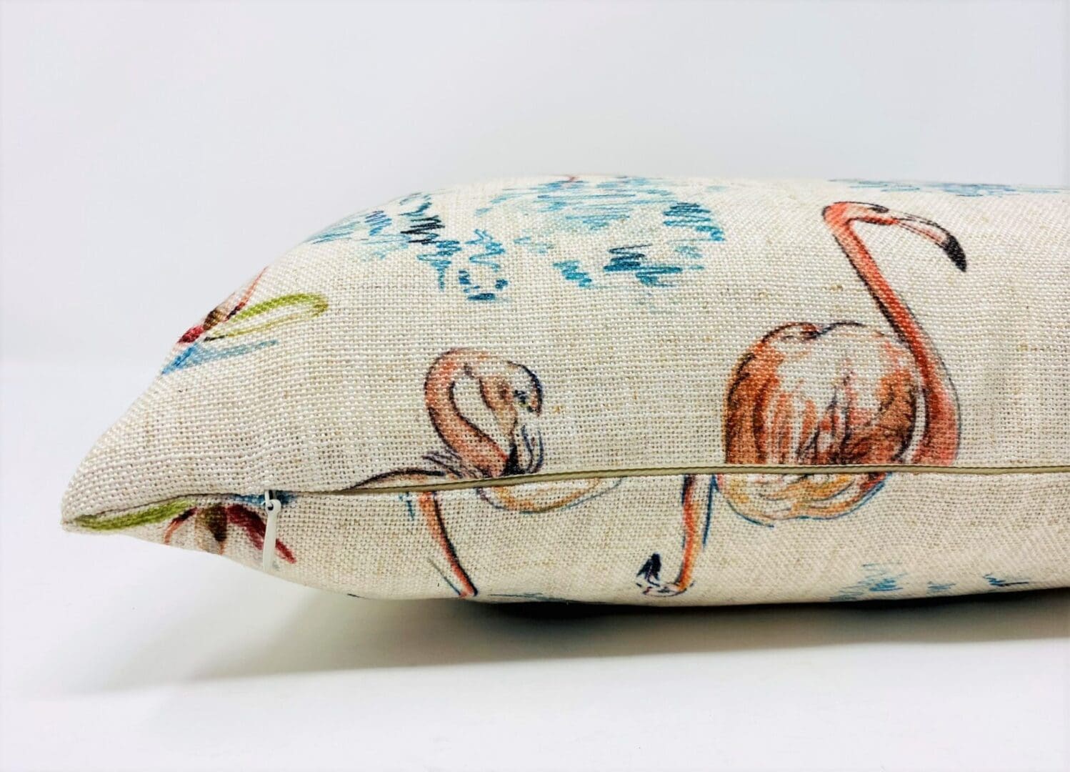 Flamingo Cushion Cover, Linen Cushion Cover - Image 5