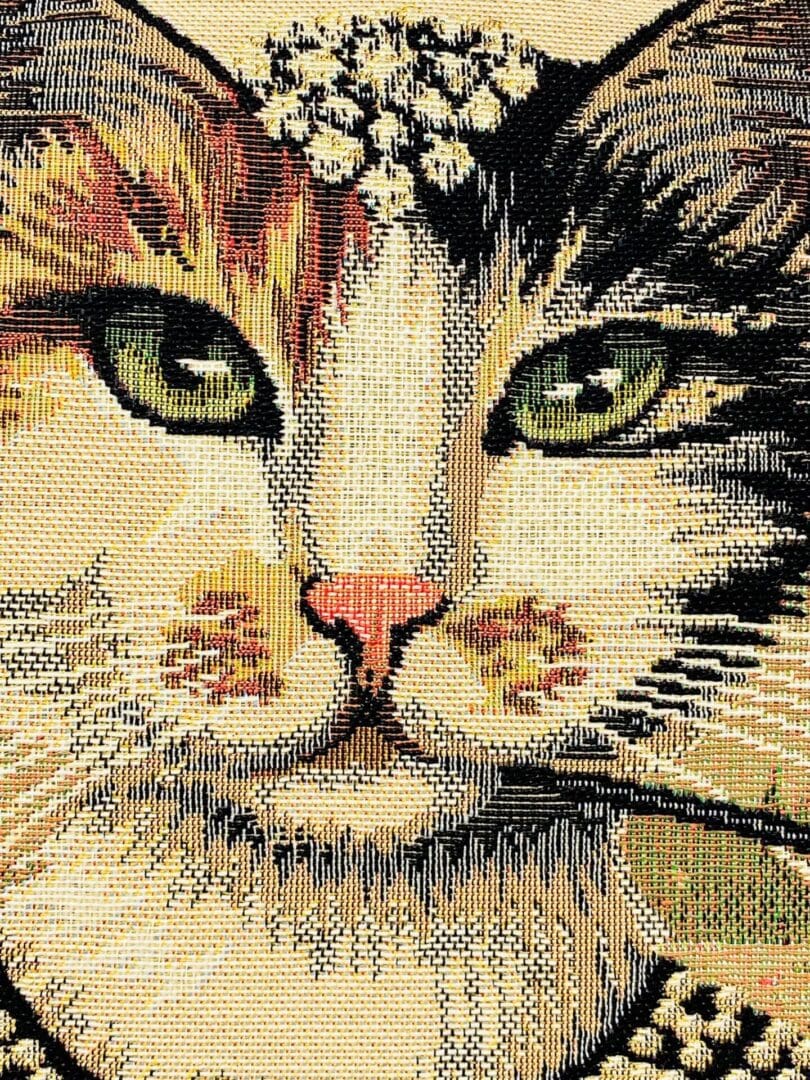 Tapestry Cat Cushion Cover, Fancy Dressed Up Cat Cushion - Image 6