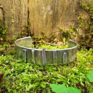 Standing Stone sterling silver cuff