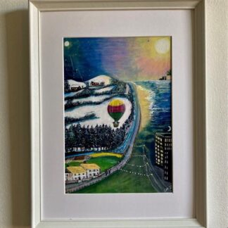 Adventure framed acrylic