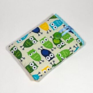 Owl fabric cover for kindle ereader