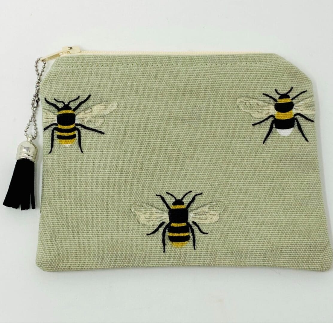 Sophie Allport Bee Coin Purse. Bumble Bee Zipped Pouch - Image 8