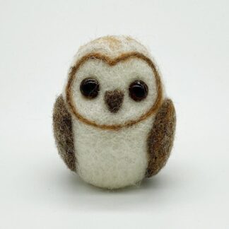 Needle felted owl