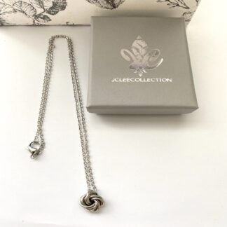 Stainless Steel Rosette Necklace