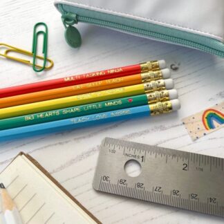 Rainbow Teaching Inspired HB Pencil Set