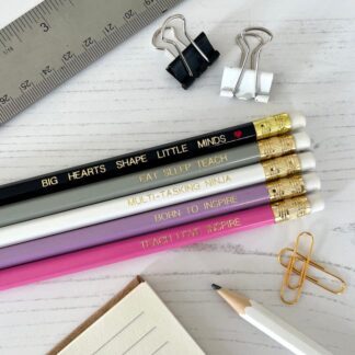Teaching Inspired HB Pencil Set, Gift for Teacher in training